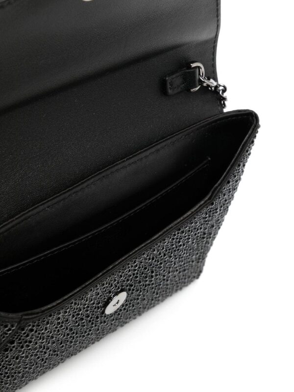 Versace La Medusa crystal envelope clutch - Image 5