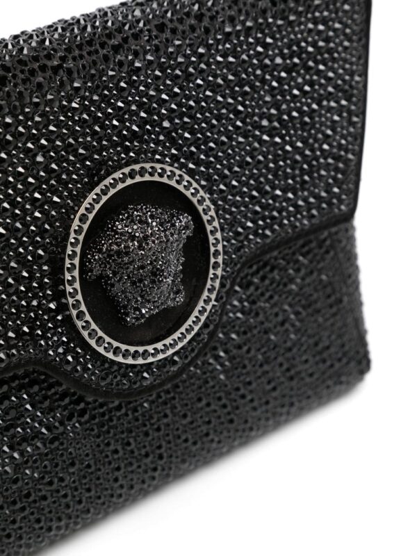 Versace La Medusa crystal envelope clutch - Image 4