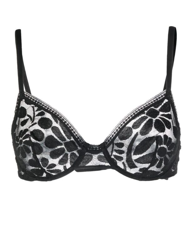ERES  floral-lace detail full-cup bra