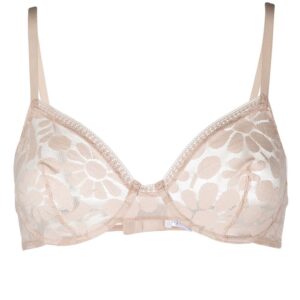 ERES floral-lace embroidered full-cup bra