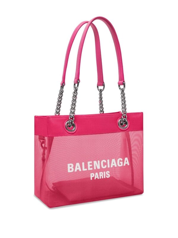 Balenciaga small Duty Free mesh tote bag - Image 4