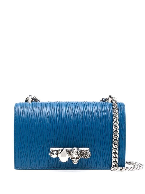 Alexander McQueen Four Ring leather shoulder bag