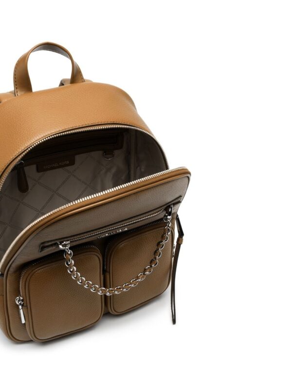 Michael Michael Kors  logo-plaque leather backpack - Image 4