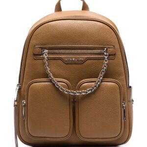 Michael Michael Kors logo-plaque leather backpack
