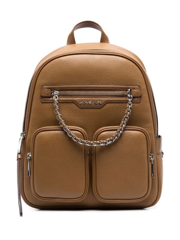 Michael Michael Kors logo-plaque leather backpack