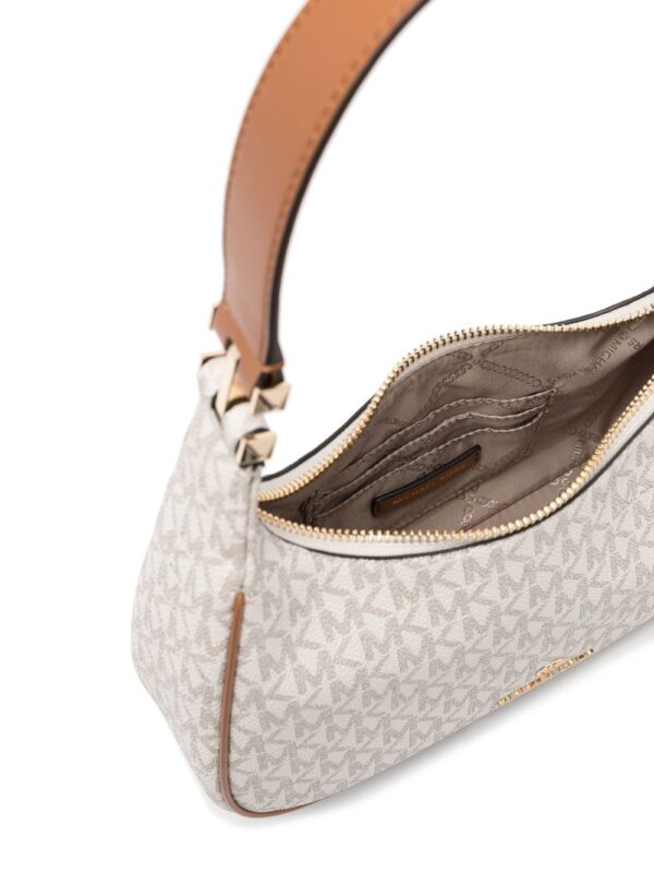 Michael Michael Kors  monogram chain-trim shoulder bag - Image 4