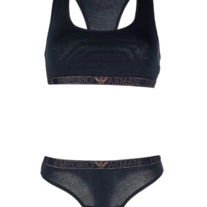 Emporio Armani logo tape-detail underwear set