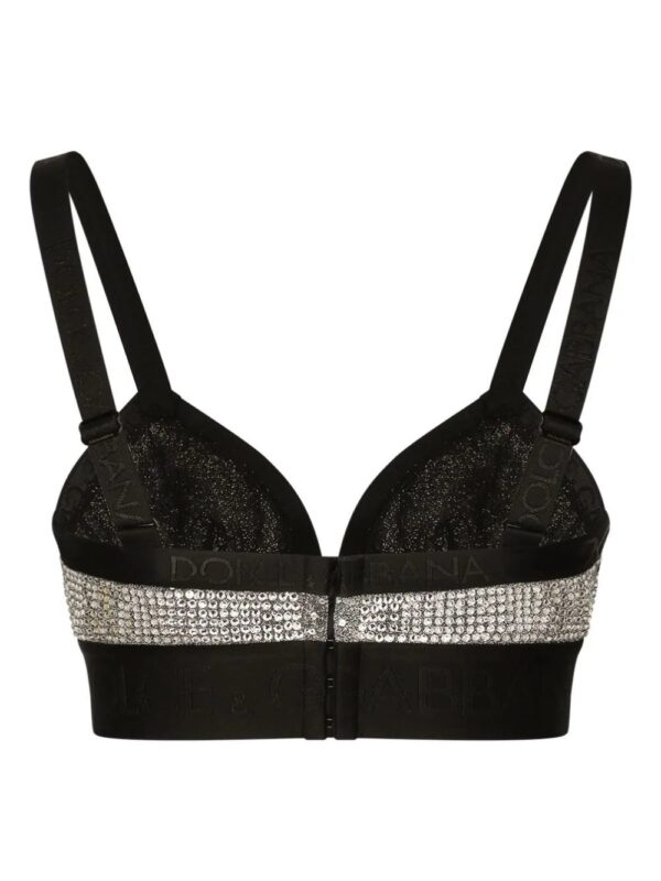 Dolce & Gabbana  KIM DOLCE&GABBANA rhinestone-embellished triangle bra - Image 2