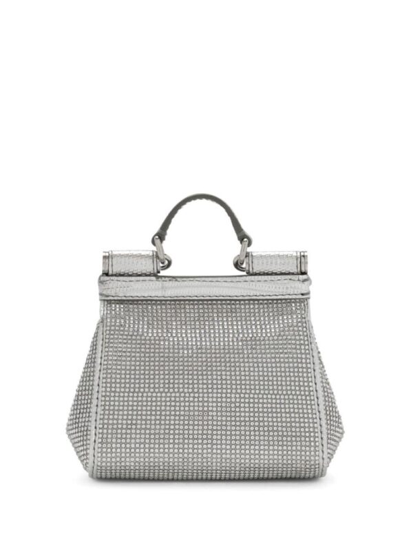 Dolce & Gabbana KIM DOLCE&GABBANA mini Sicily satin top-handle bag - Image 3