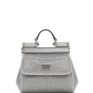 Dolce & Gabbana KIM DOLCE&GABBANA mini Sicily satin top-handle bag