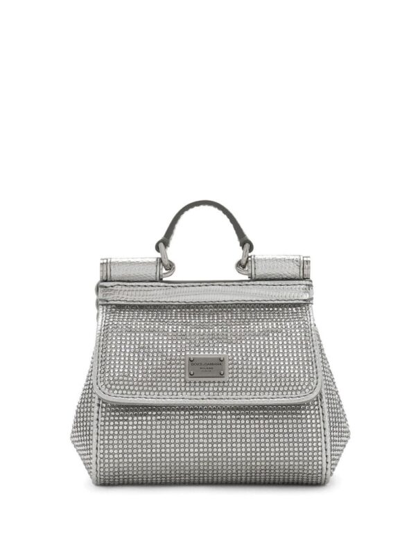 Dolce & Gabbana KIM DOLCE&GABBANA mini Sicily satin top-handle bag