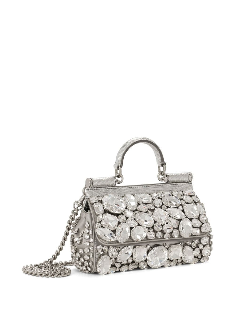 Dolce & Gabbana KIM DOLCE&GABBANA small Sicily satin top-handle bag - Image 4