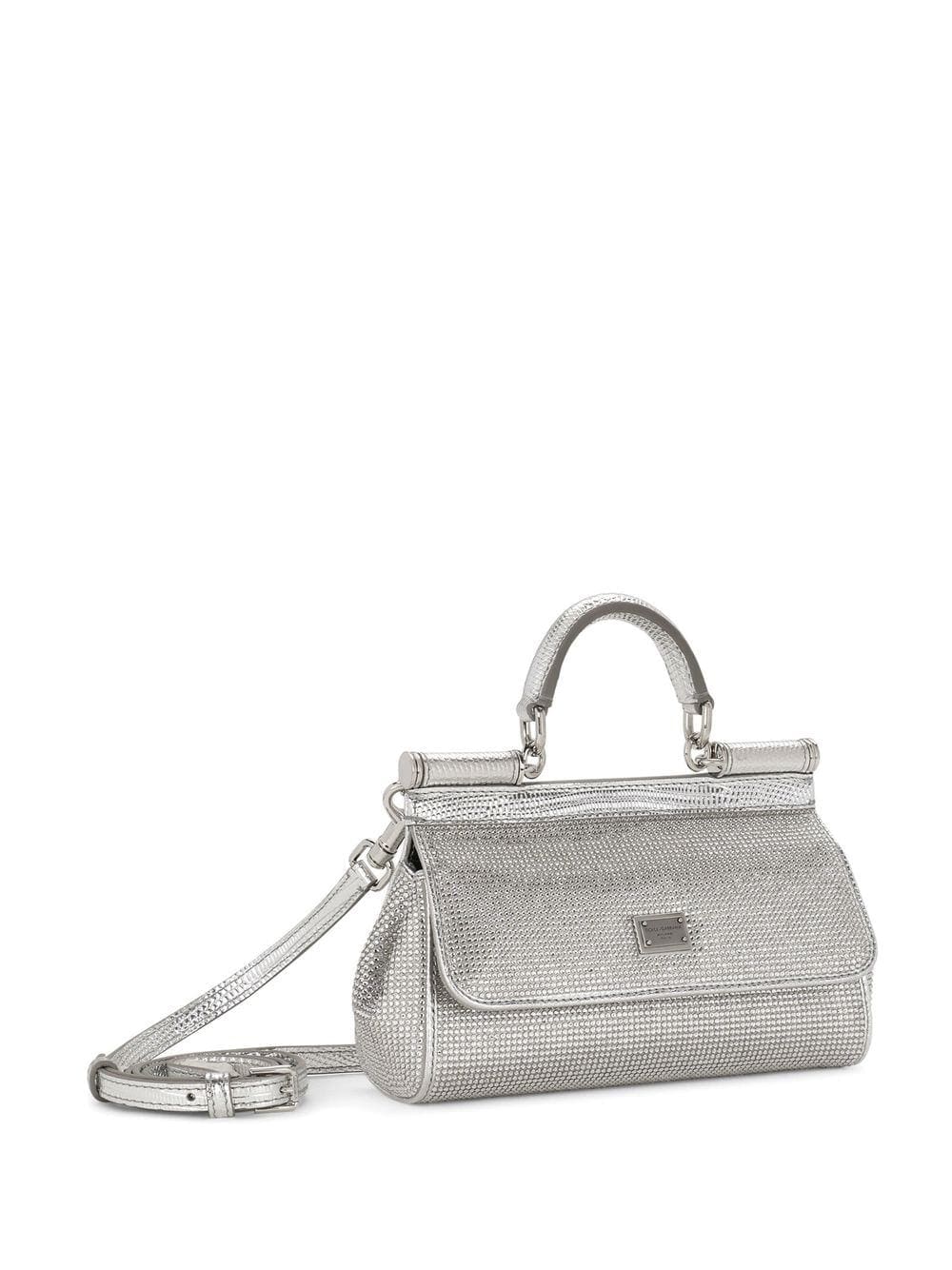 Dolce & Gabbana KIM DOLCE&GABBANA small Sicily satin top-handle bag - Image 4