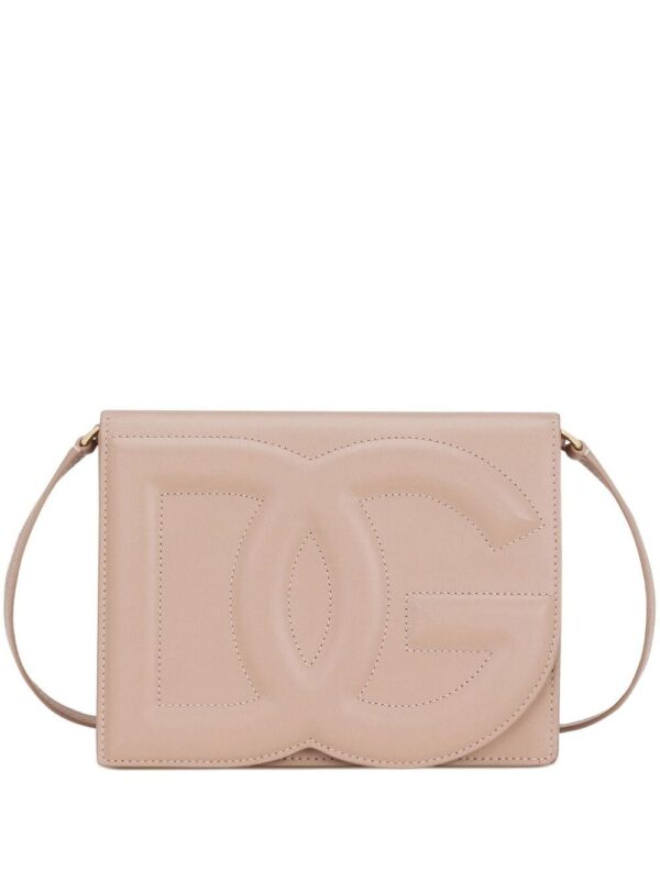 Dolce & Gabbana DG Logo leather crossbody bag