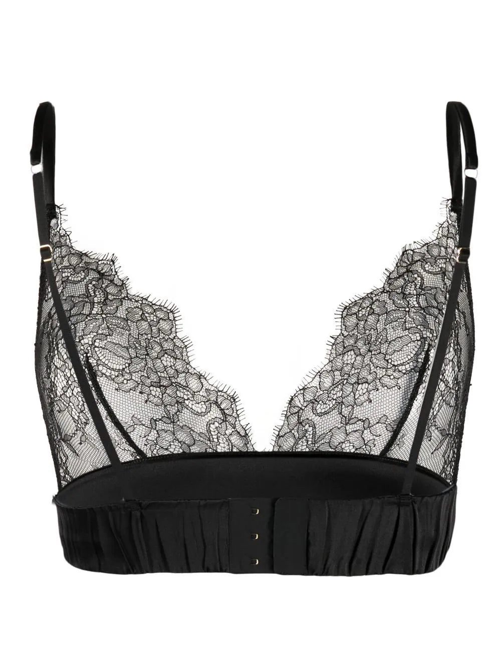 Maison Close lace-detail triangle-cup bra - Image 2
