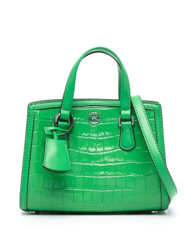 Michael Michael Kors  Chantal embossed-crocodile tote bag