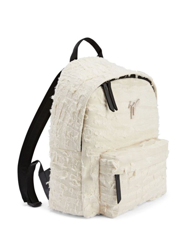 Giuseppe Zanotti Bud logo-plaque backpack - Image 4