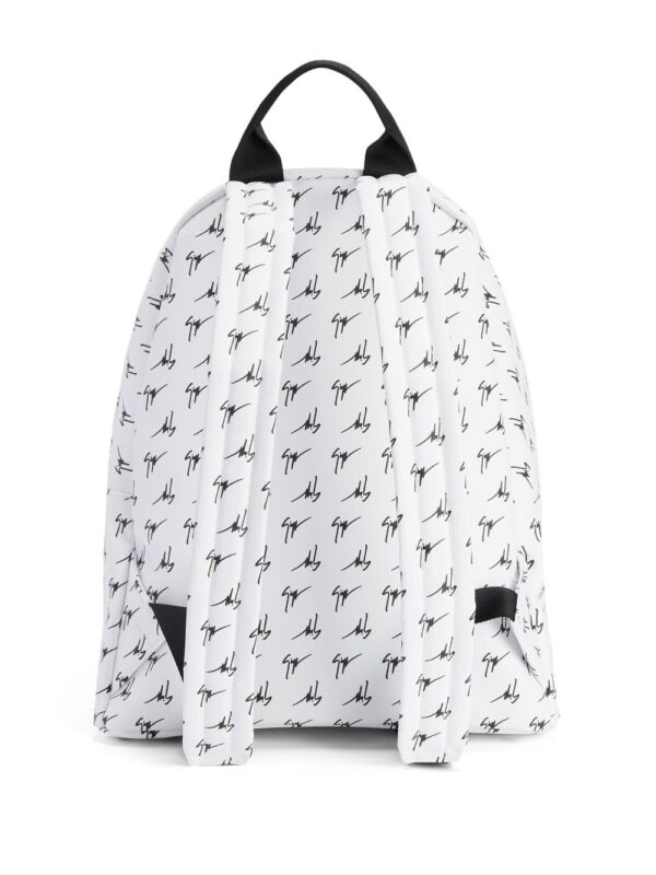 Giuseppe Zanotti logo-print backpack - Image 2