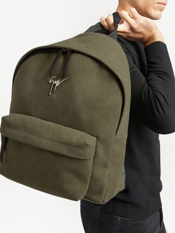Giuseppe Zanotti Bud logo-plaque backpack - Image 2
