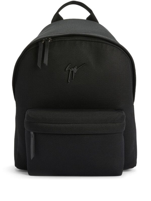 Giuseppe Zanotti frayed denim backpack