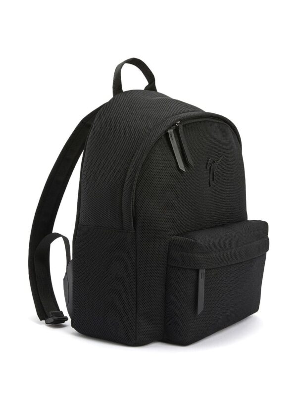 Giuseppe Zanotti frayed denim backpack - Image 3