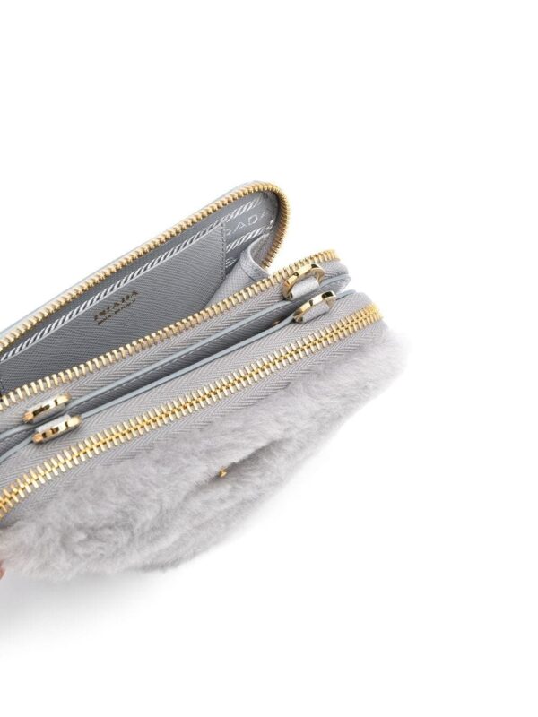 Prada mini shearling crossbody bag - Image 5
