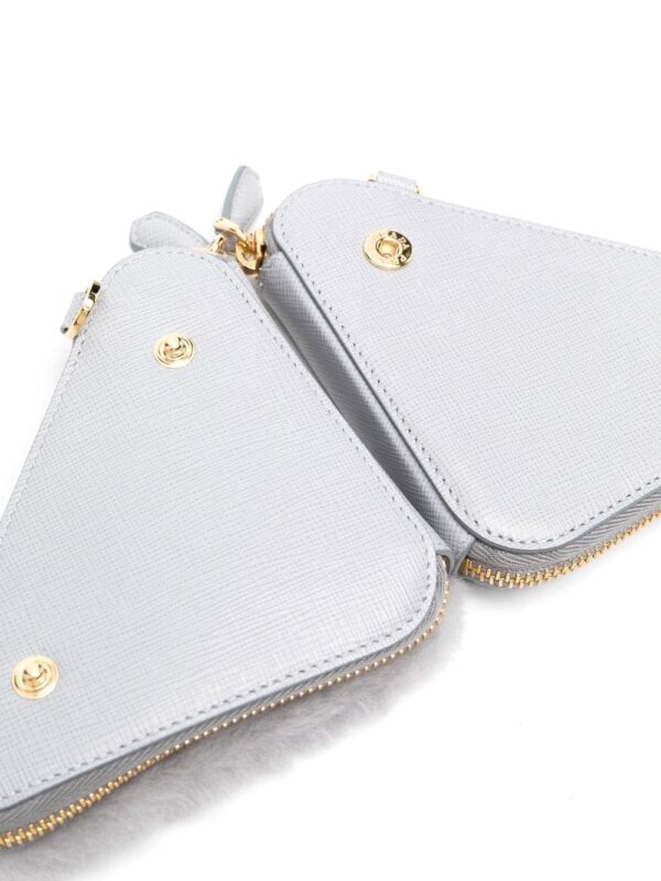 Prada mini shearling crossbody bag - Image 4