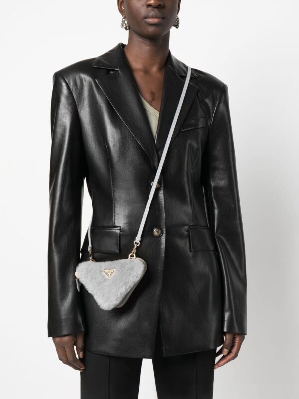 Prada mini shearling crossbody bag - Image 2