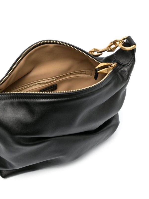 Jimmy Choo Diamond zip-up leather shoulder bag - Image 5