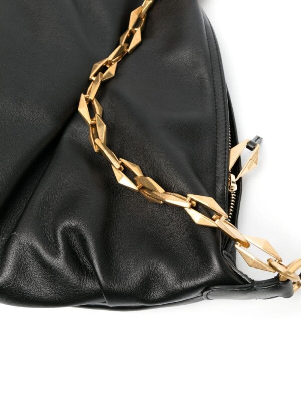 Jimmy Choo Diamond zip-up leather shoulder bag - Image 4