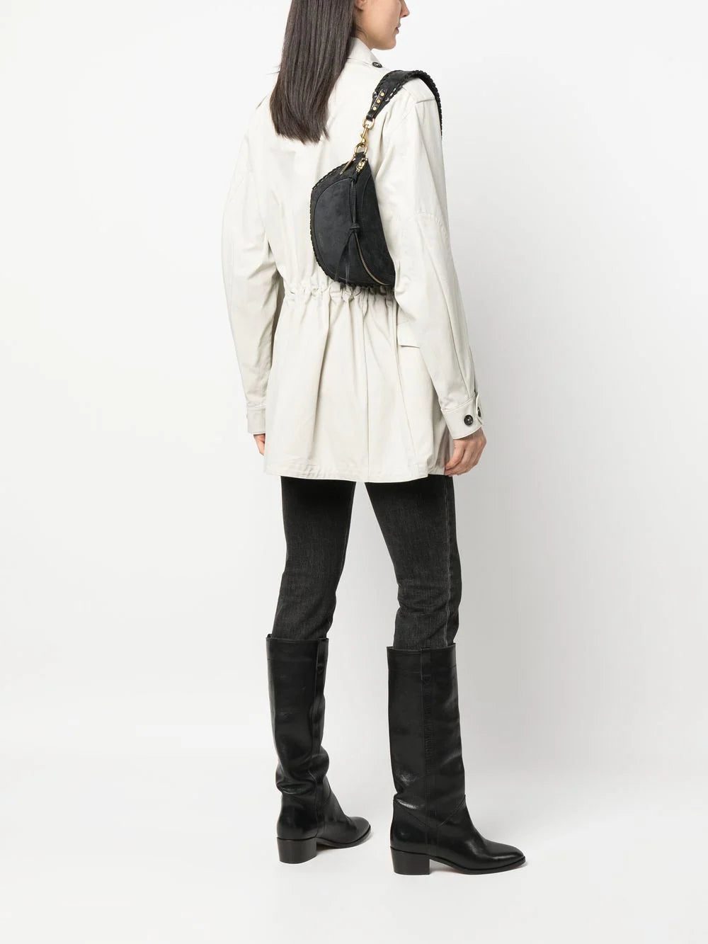 ISABEL MARANT stitched edge shoulder bag - Image 2