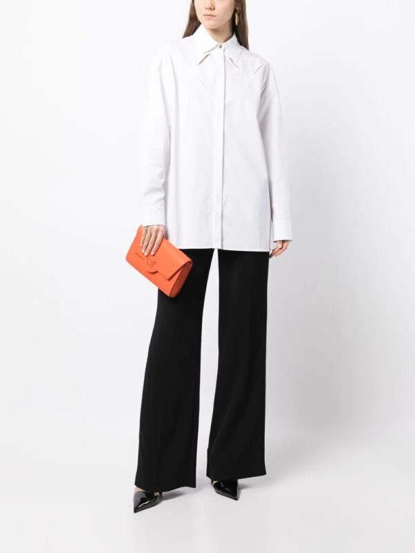 Versace  cut-out detail long-sleeve shirt - Image 2