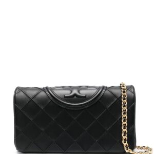 Tory Burch  embossed-logo leather shoulder bag
