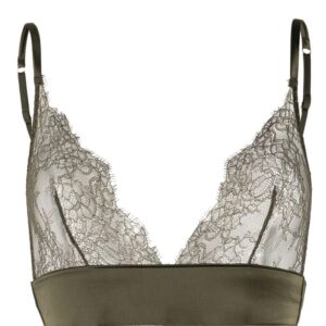 Maison Close  lace-detail triangle-cup bra