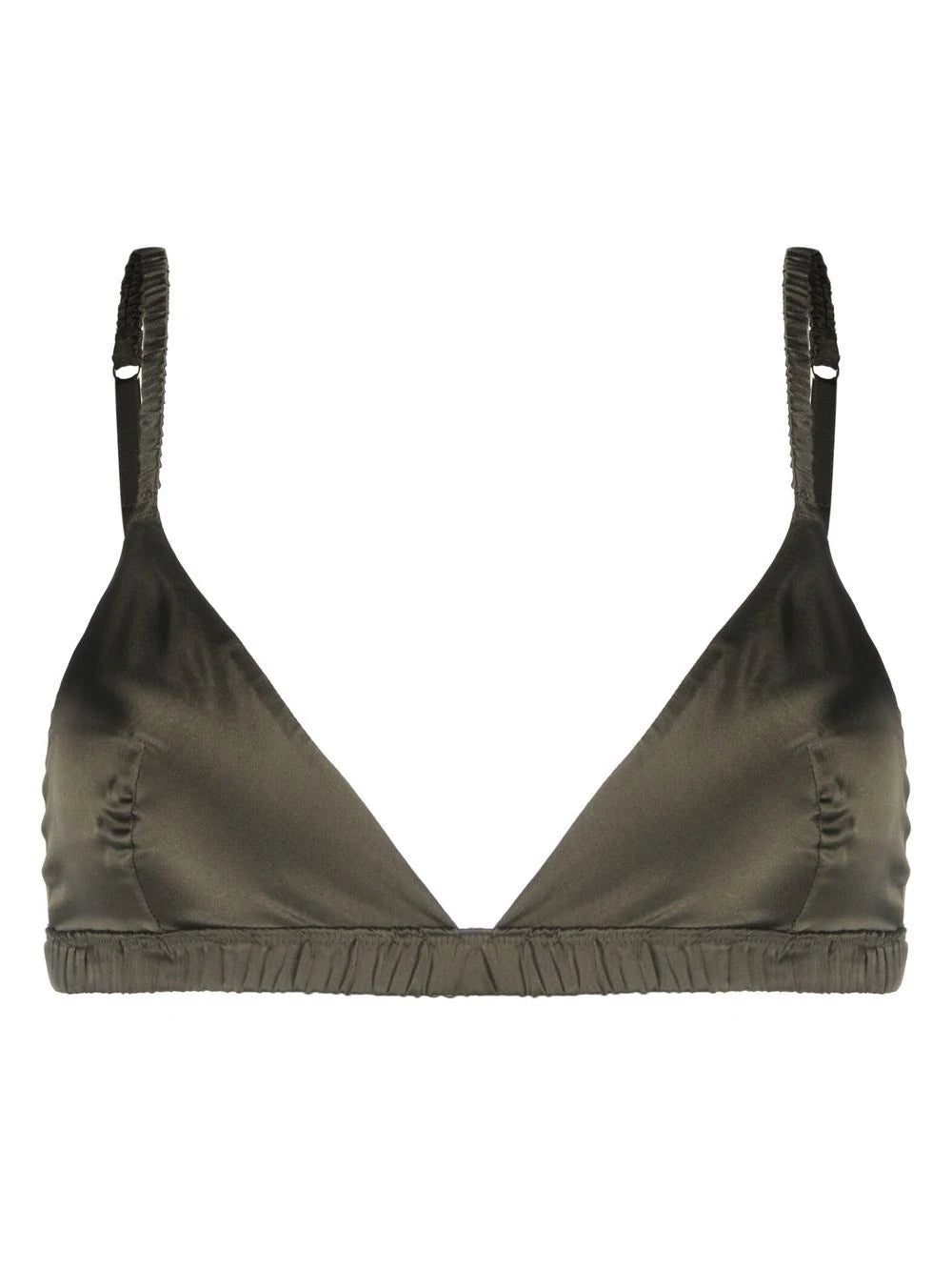 Maison Close silk triangle cup bra