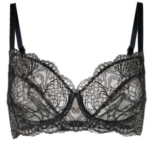 Hanro  lace detail underwire bra