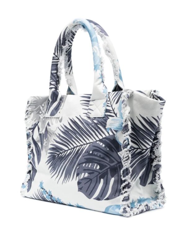 PINKO  logo-embroidered beach bag - Image 4