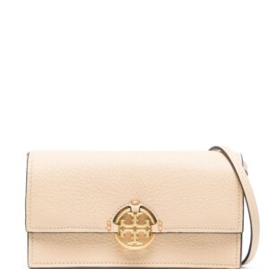 Tory Burch Miller logo-plaque clutch bag