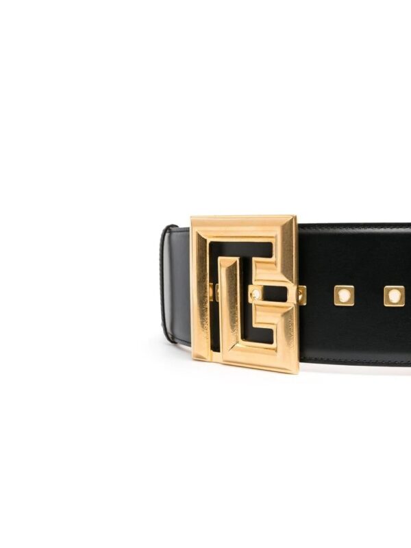 Balmain  logo-buckle leather belt - Image 2