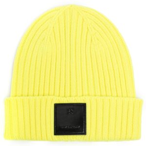 Givenchy logo-patch wool beanie