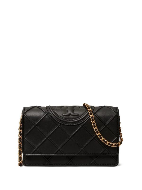 Tory Burch  Fleming logo-embossed crossbody bag