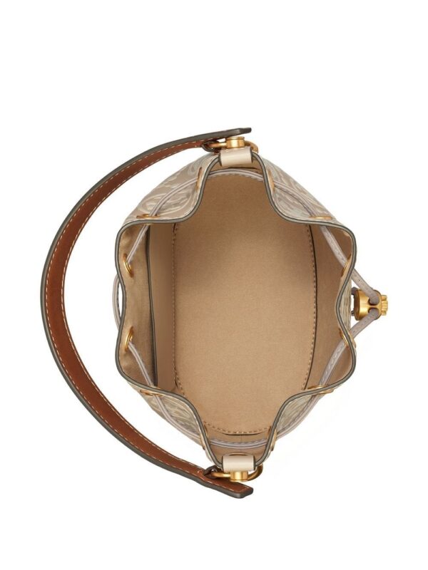 Tory Burch monogram-embossed bucket bag - Image 5