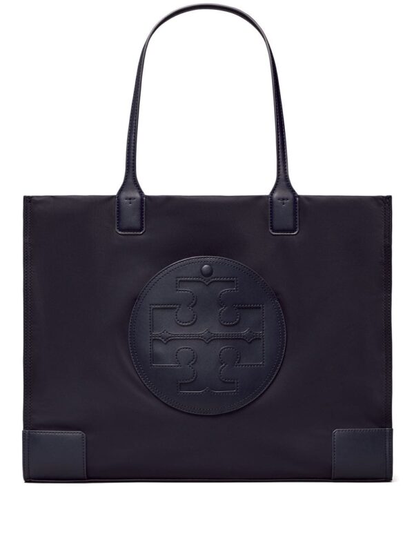 Tory Burch Ella logo-patch tote bag