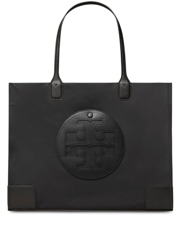 Tory Burch Ella logo-patch tote bag