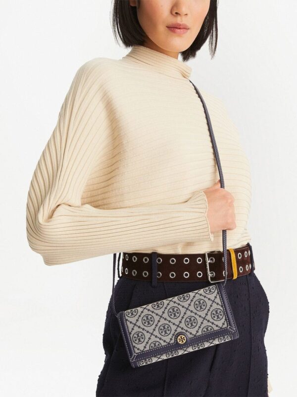 Tory Burch monogram-jacquard mini bag - Image 2