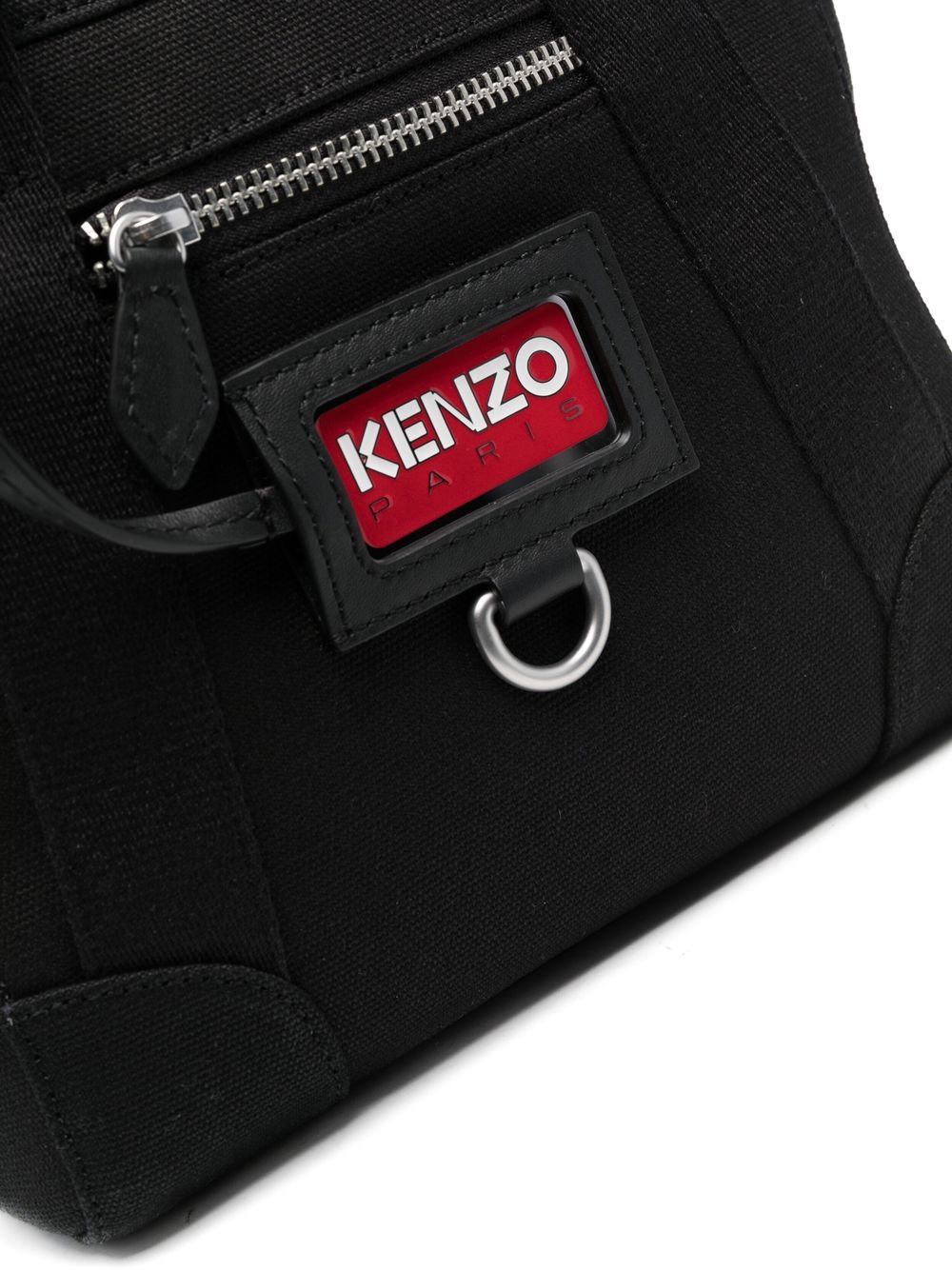 Kenzo logo-tag tote bag - Image 4