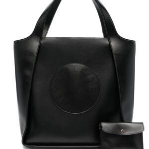 Stella McCartney Stella perforated-logo tote bag