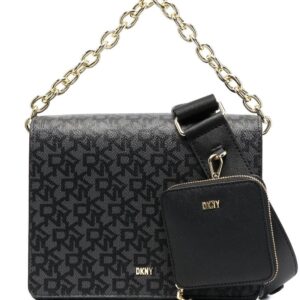 DKNY monogram-print tote bag