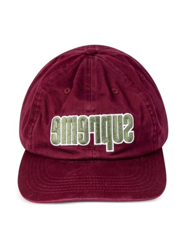 Supreme reverse-logo 6-panel cap - Image 2