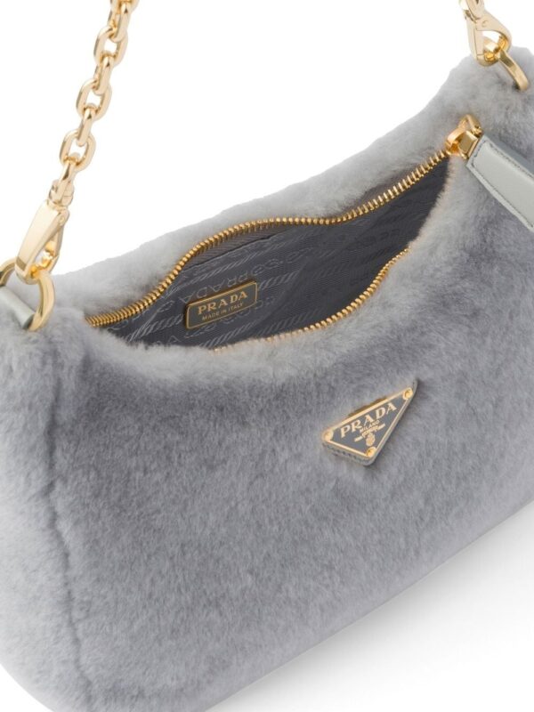 Prada  mini shearling shoulder bag - Image 4